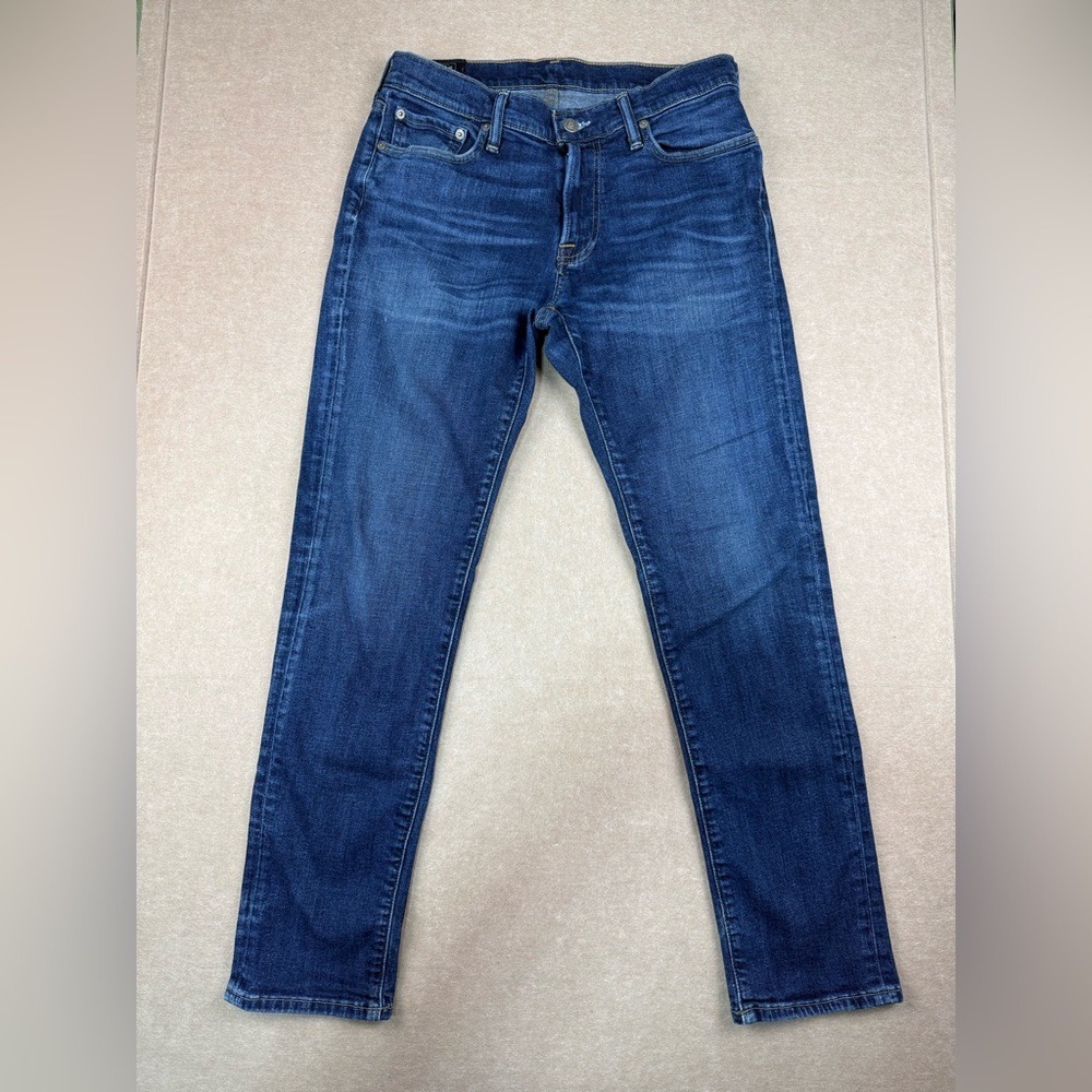 Abercrombie & Fitch Jeans Men's 31 Blue Rustin Athletic Slim Mid Rise Stretch‎
